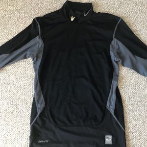 Nike dri fit mock turtleneck